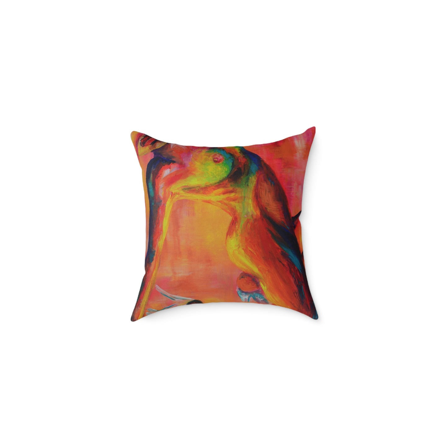 Under Strobe Lights Polyester Pillow