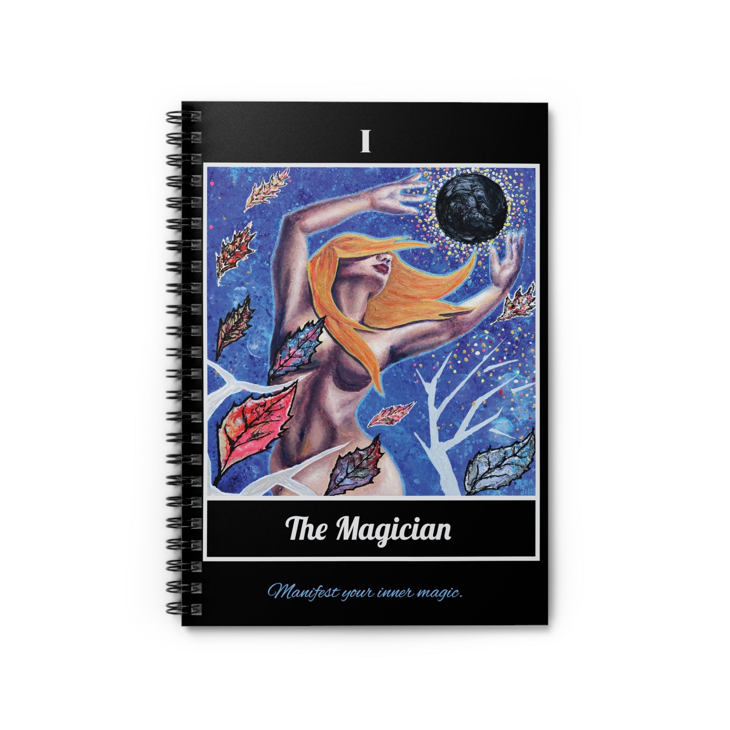 Tarot-inspired Spiral Notebook - The Magician