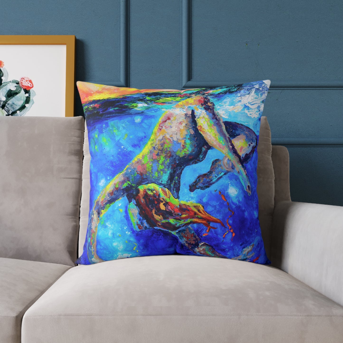 Seeking Depth Polyester Pillow
