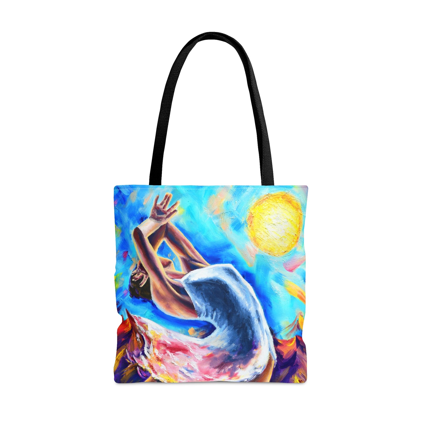 Light in the Desert Tote Bag, 18 x 17 in