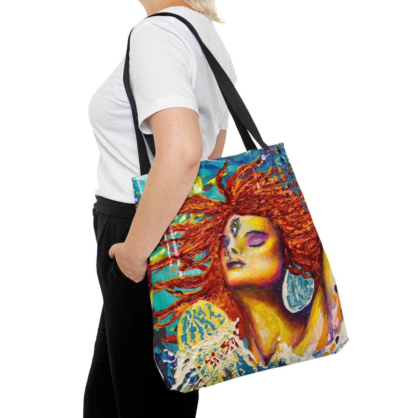 Between Two Worlds Tote Bag, 18 x 17 in