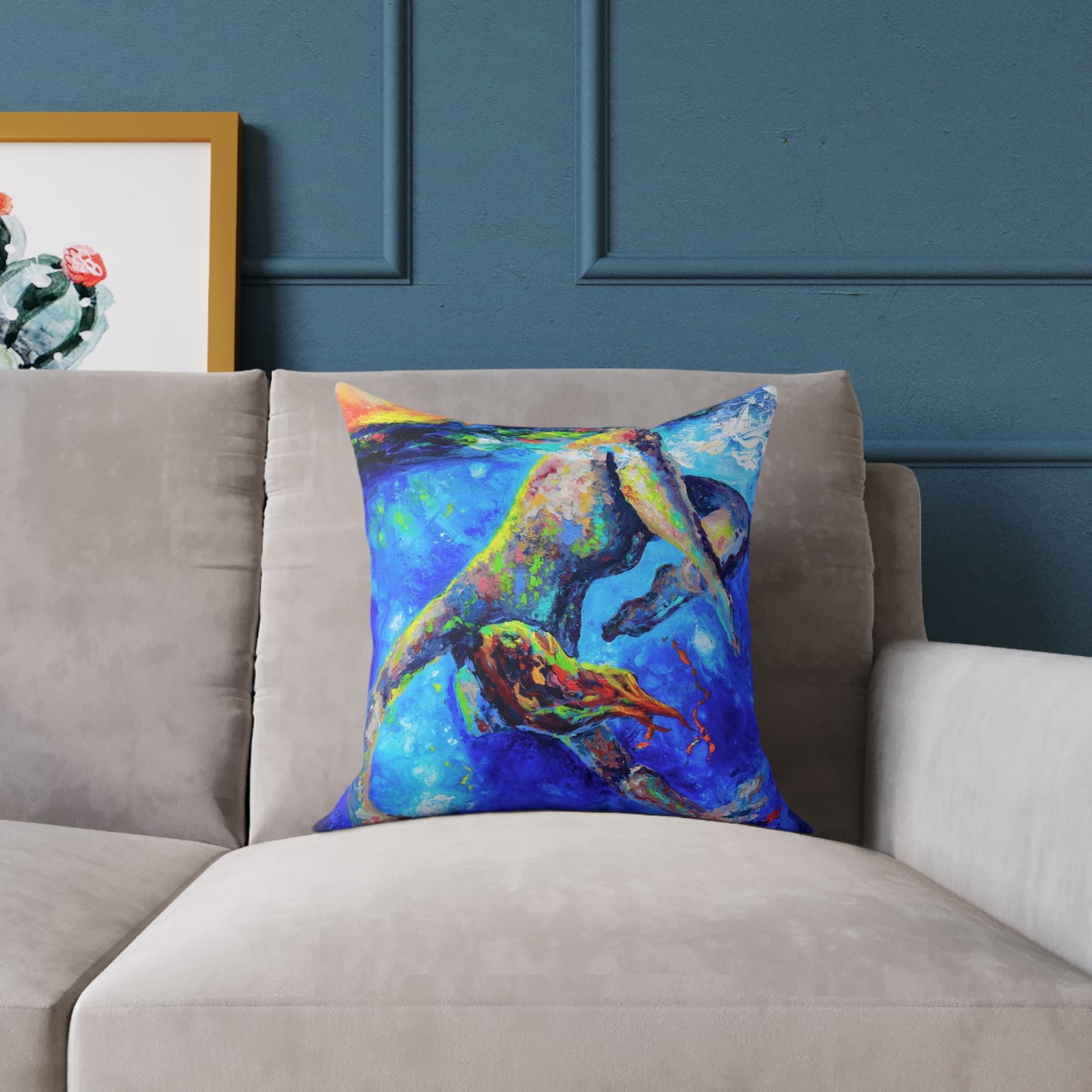 Seeking Depth Polyester Pillow
