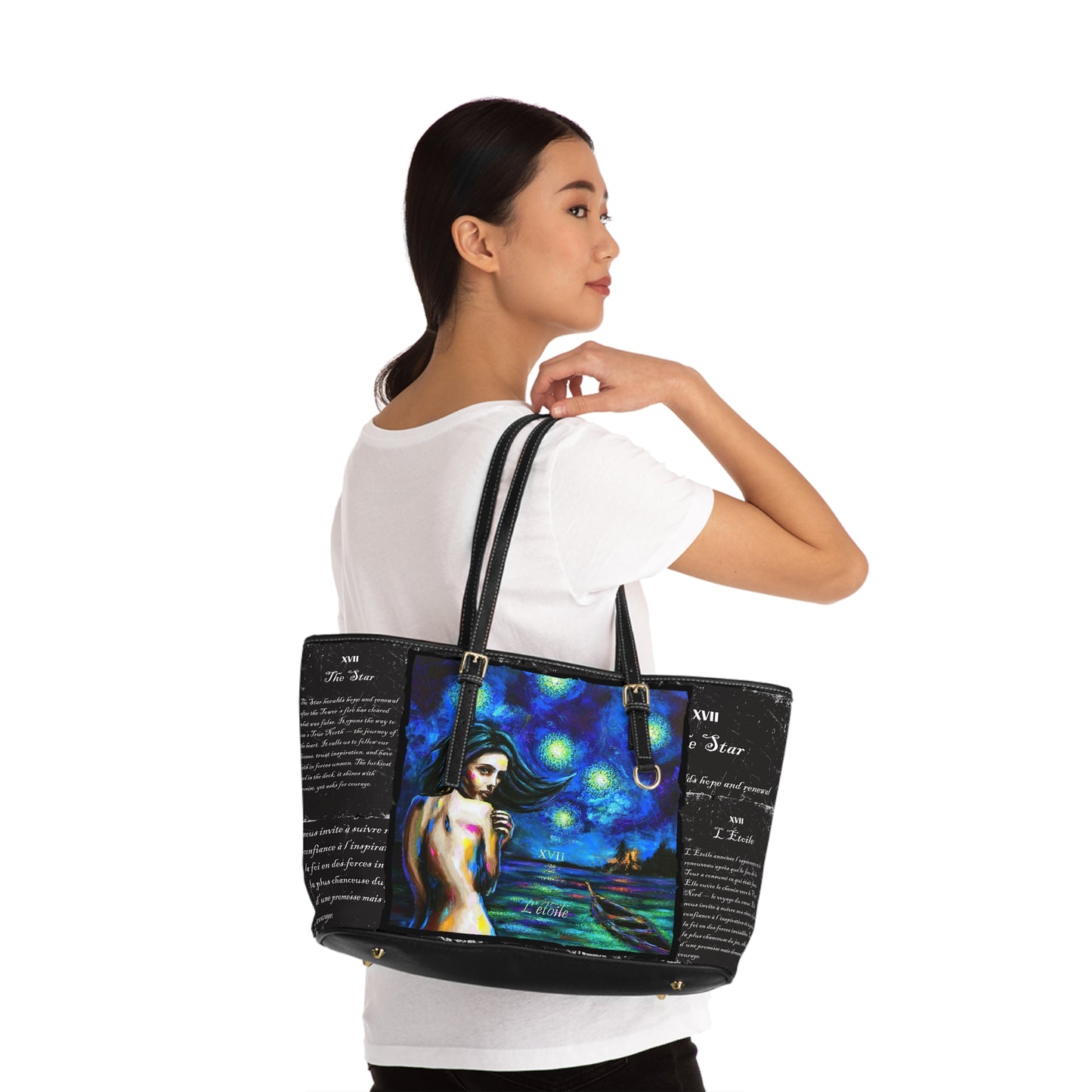 Star Tarot Card Inspired Pleather Bag