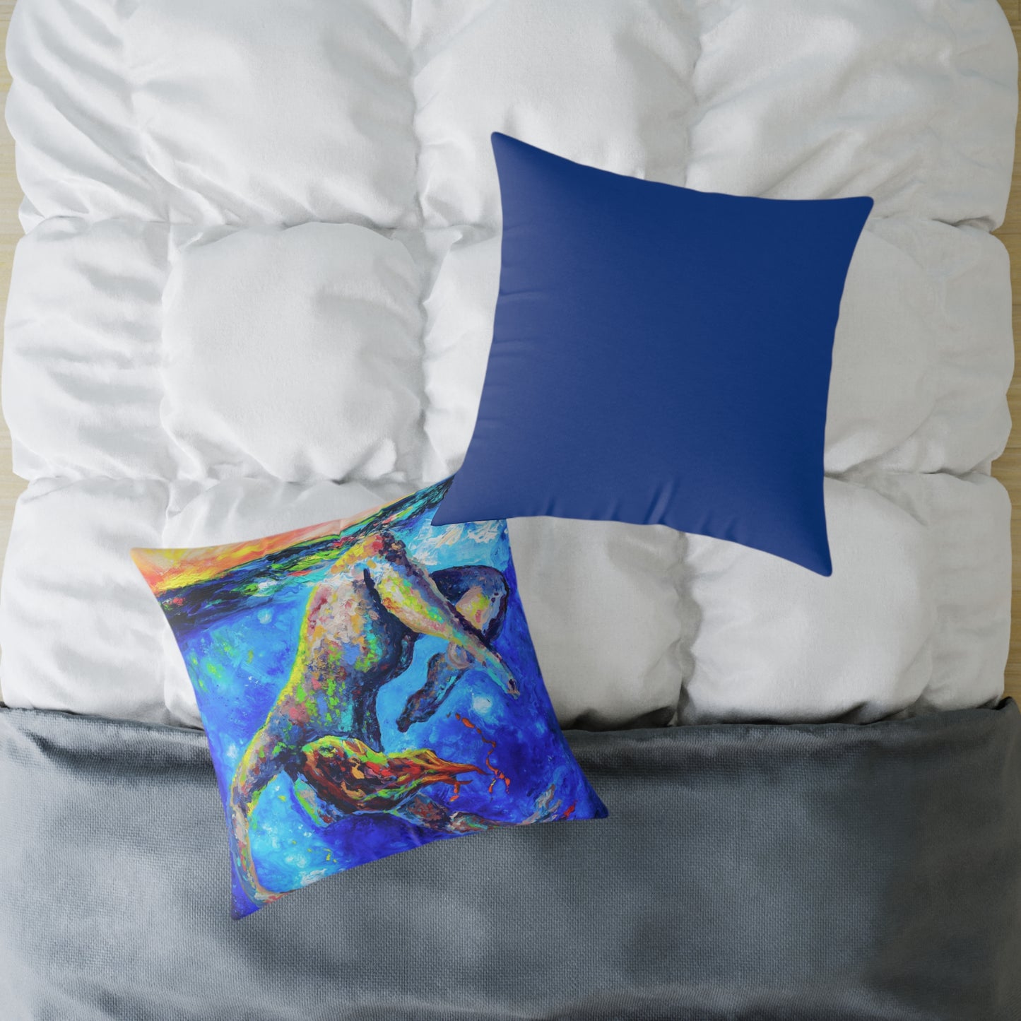 Seeking Depth Polyester Pillow