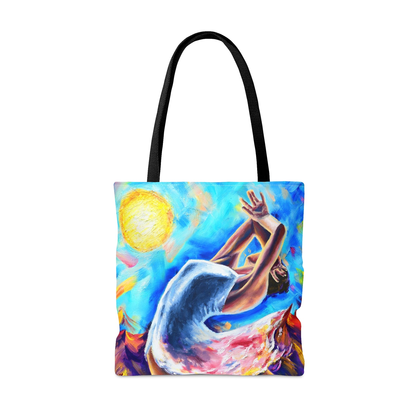 Light in the Desert Tote Bag, 18 x 17 in