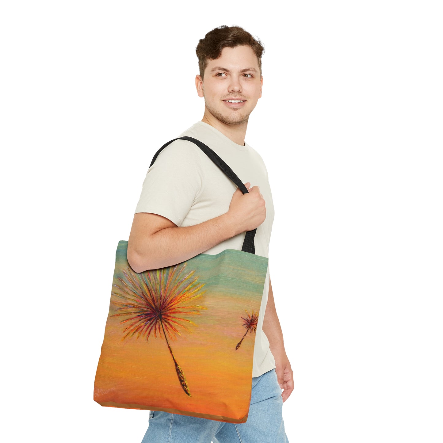 Dandelion Tote Bag, 18 x 17 in