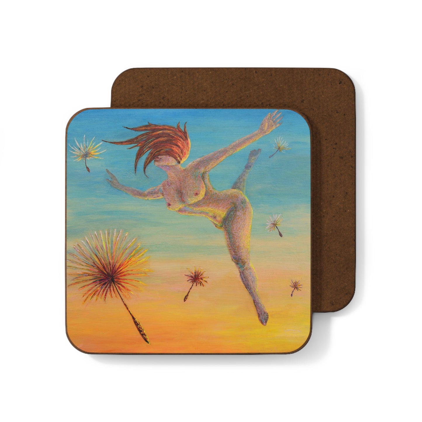 Invigorating Unknown Hardboard Back Coaster