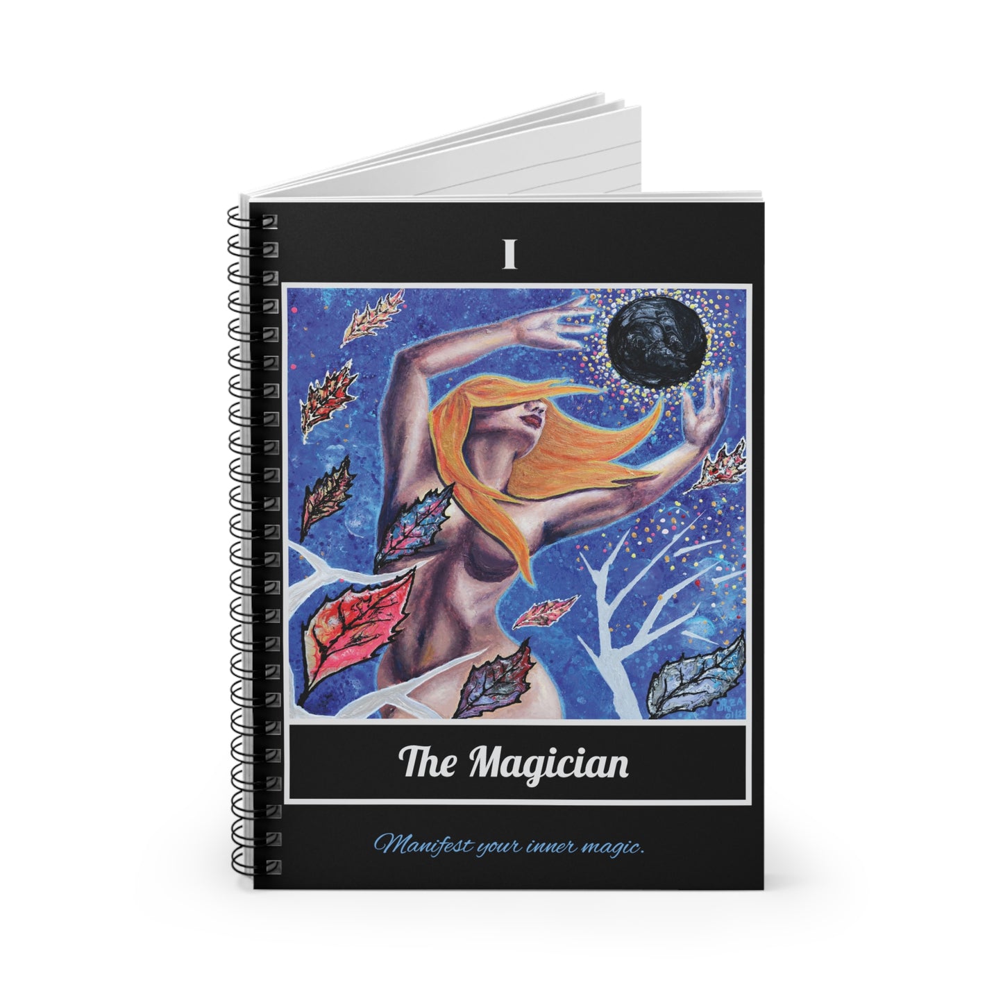 Tarot-inspired Spiral Notebook - The Magician