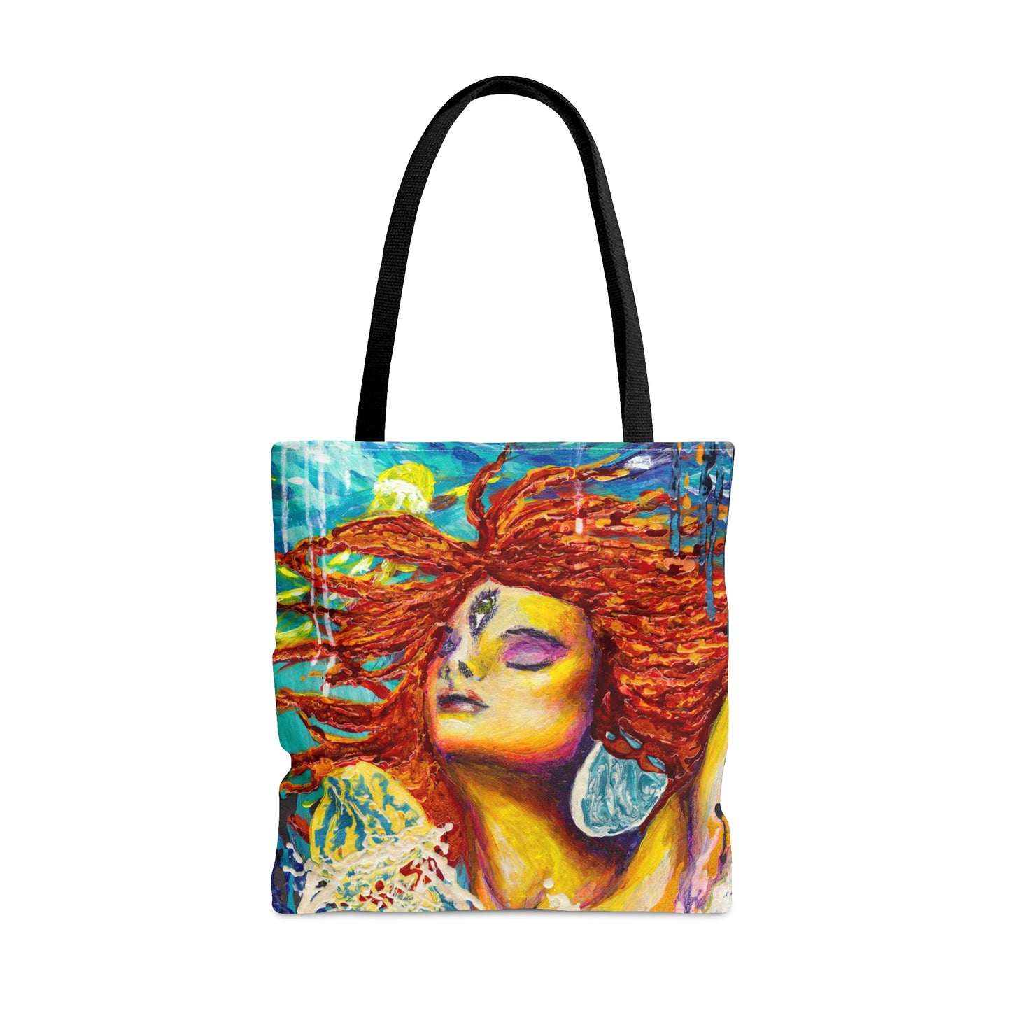 Between Two Worlds Tote Bag, 18 x 17 in