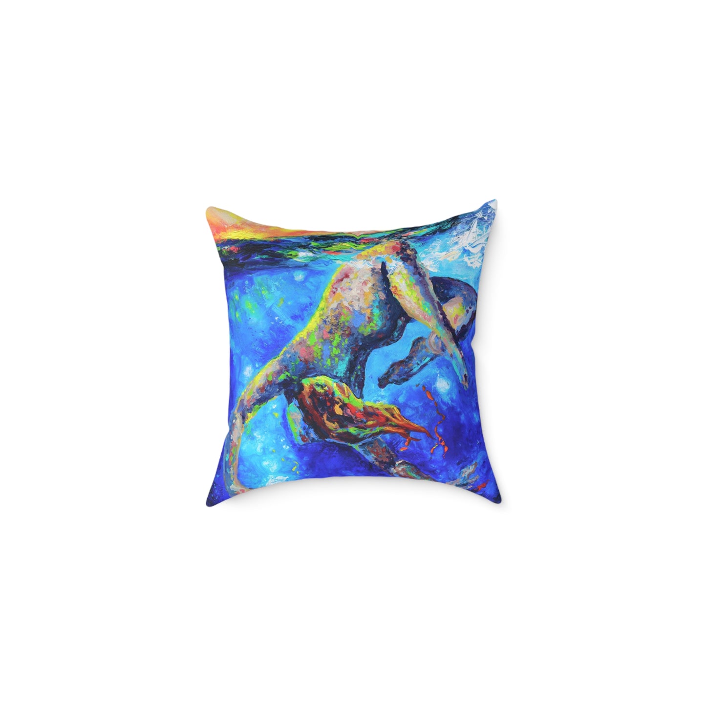 Seeking Depth Polyester Pillow