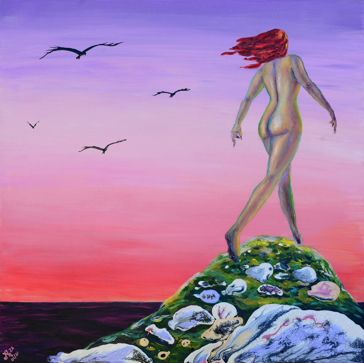 Metamorphosis 1 Canvas Print, 30 x 30 in