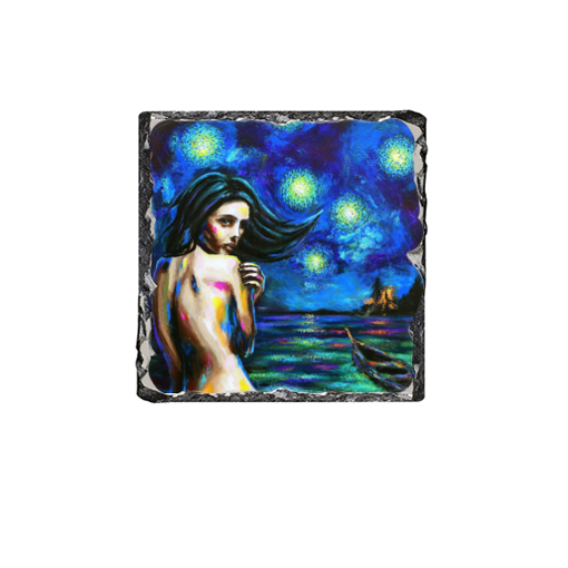 Journey Single Slate Coaster