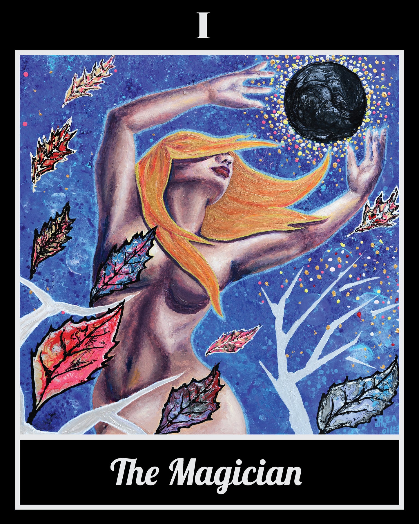 The Magician Framed Tarot Poster, 16 x 20 in