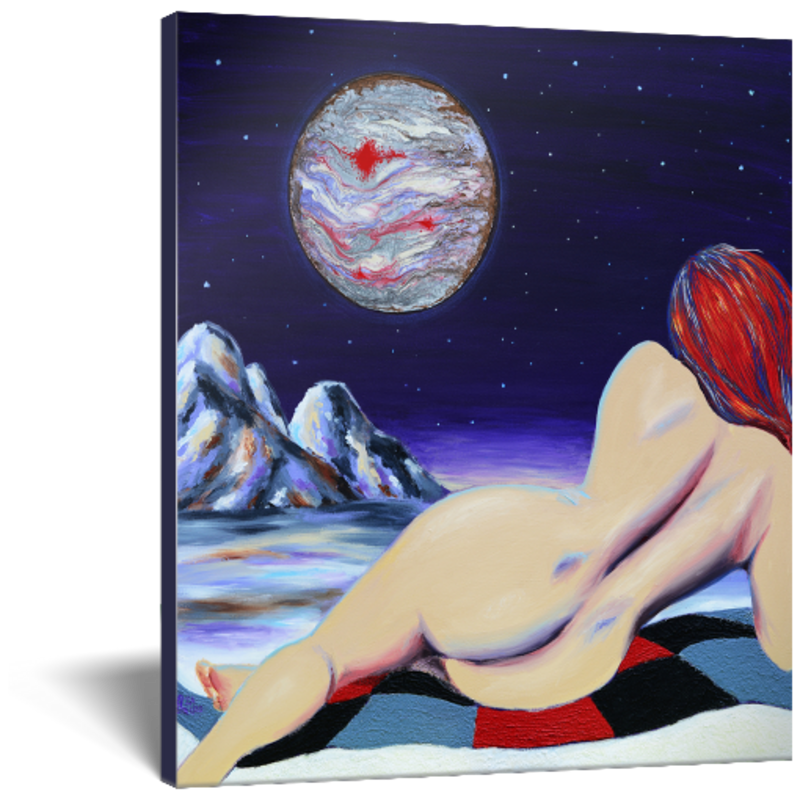 Planet B Canvas Print, 30 x 30 in