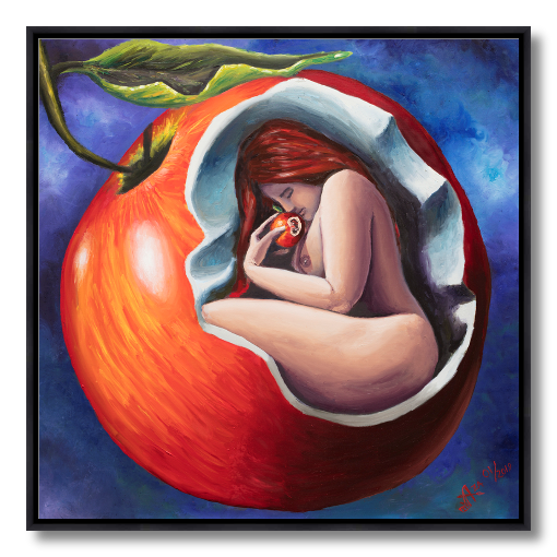 Know Thyself Framed Metal Print, 30 x 30 in