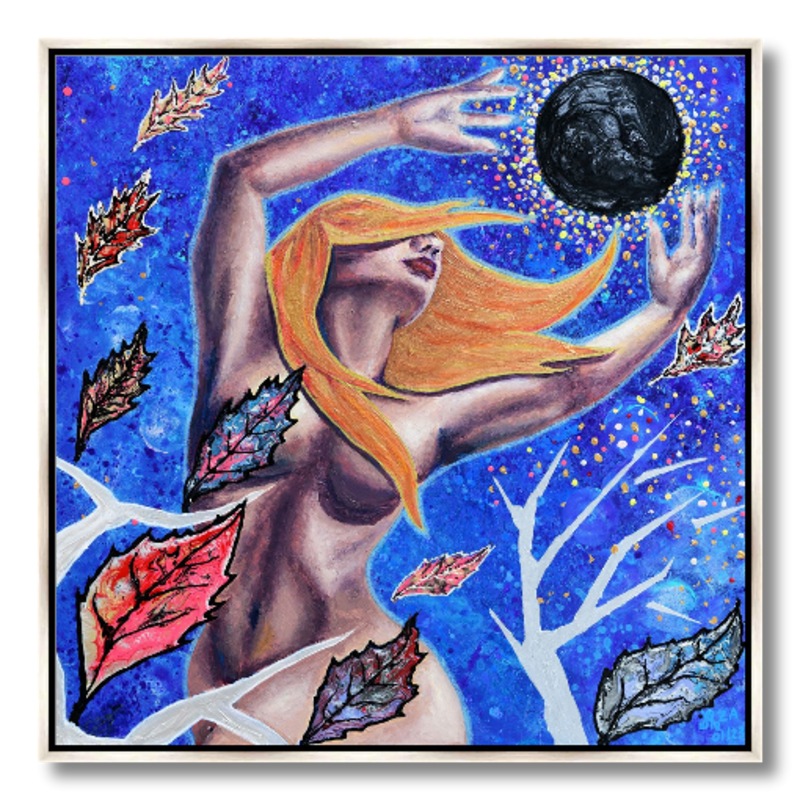 Prima Materia Framed Metal Print, 30 x 30 in