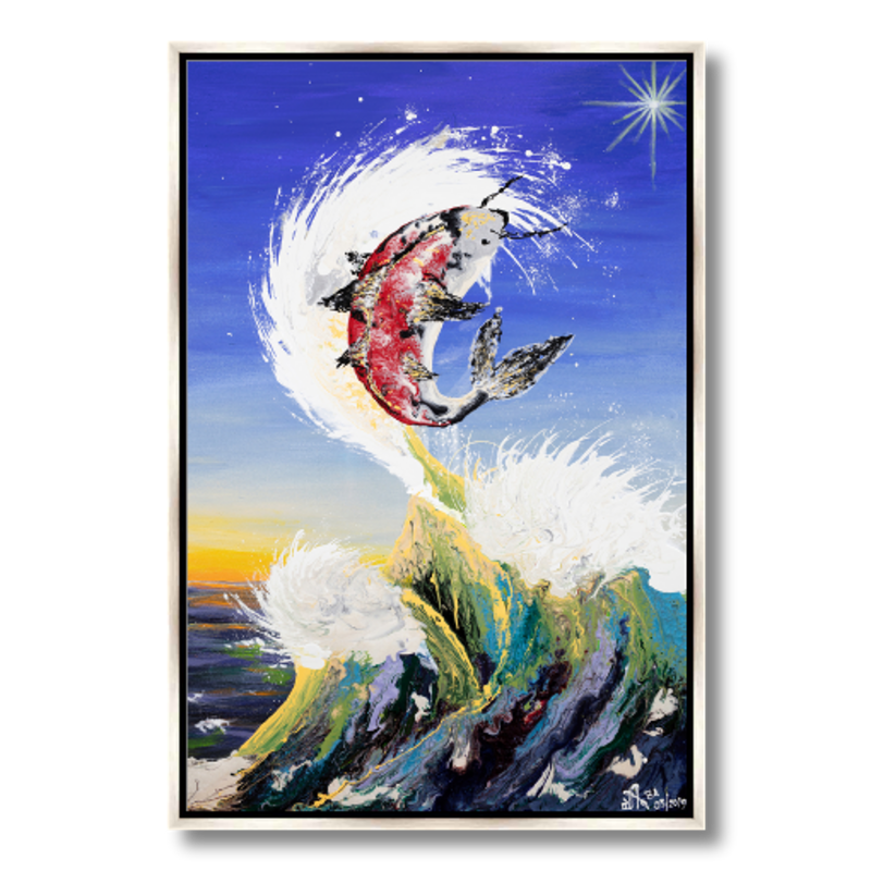 Play with Me Framed Metal Print, 20 x 30 in