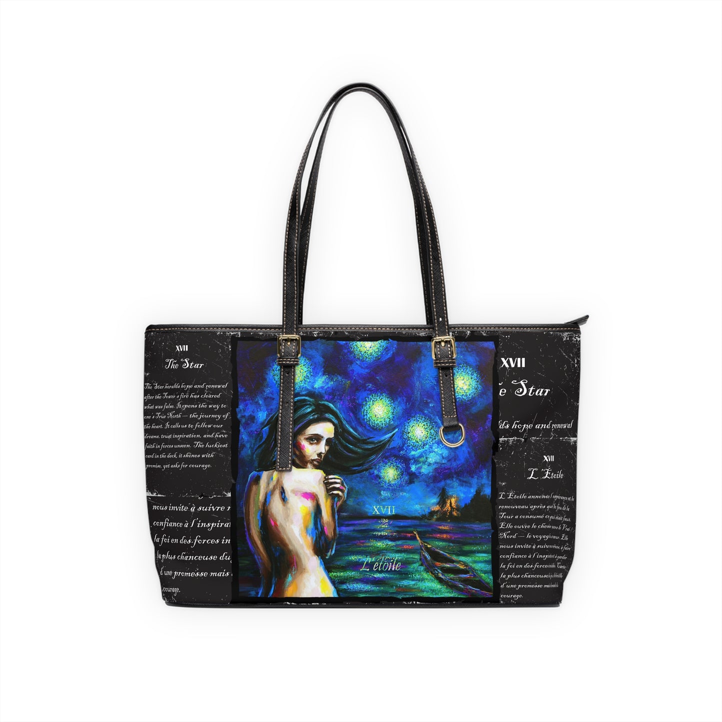 Star Tarot Card Inspired Pleather Bag