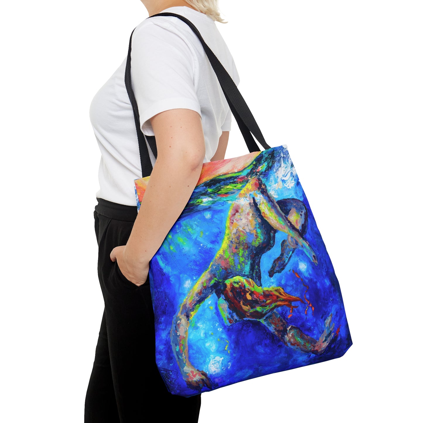 Seeking Depth Tote Bag, 18 x 17 in