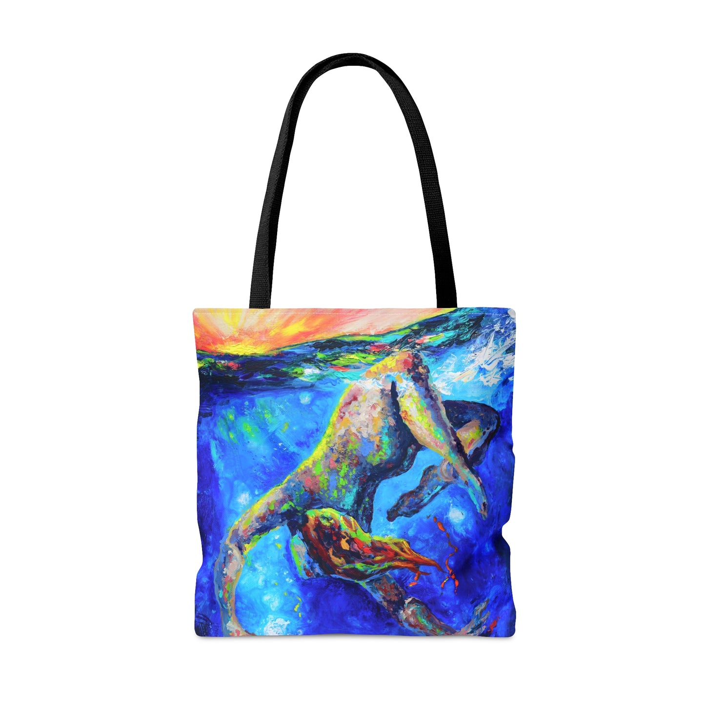 Seeking Depth Tote Bag, 18 x 17 in