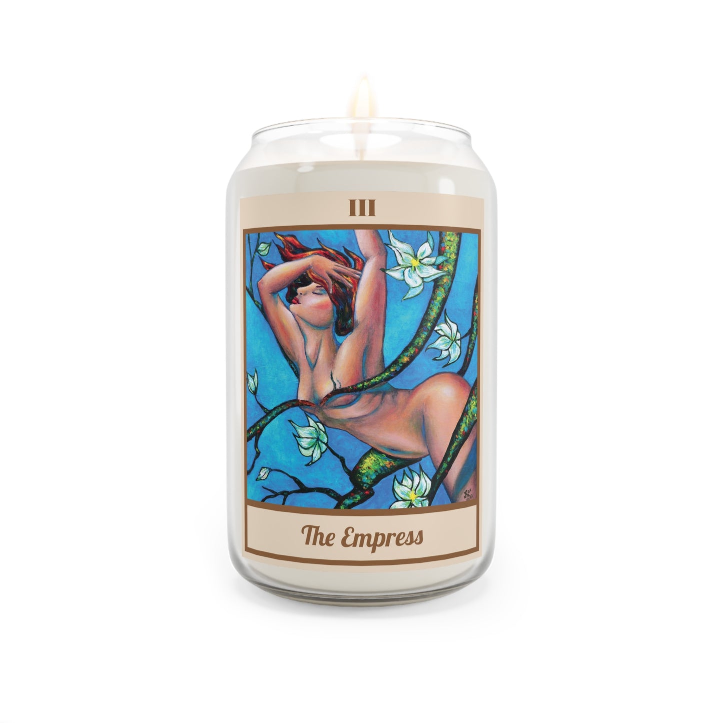 The Empress Tarot Card Scented Candle, 13.75oz