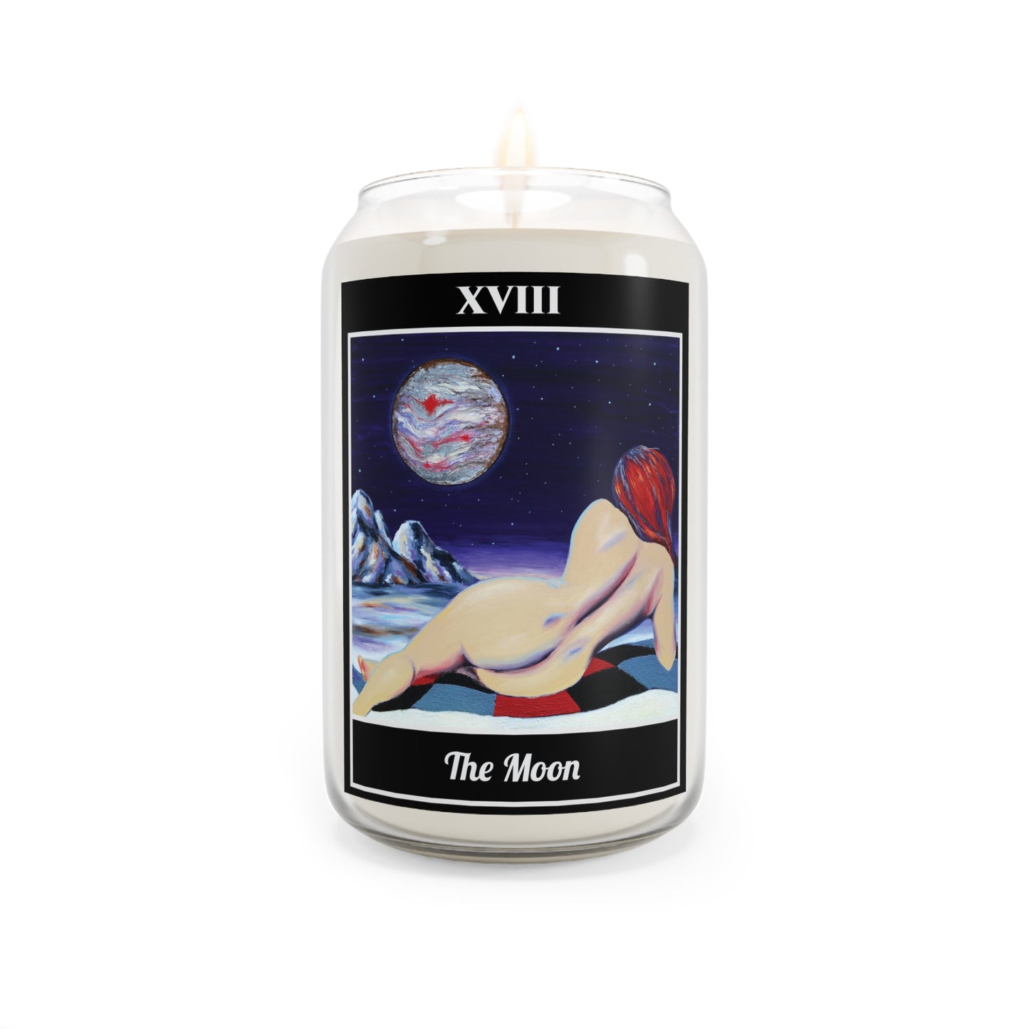 The Moon Tarot Card Scented Candle, 13.75oz