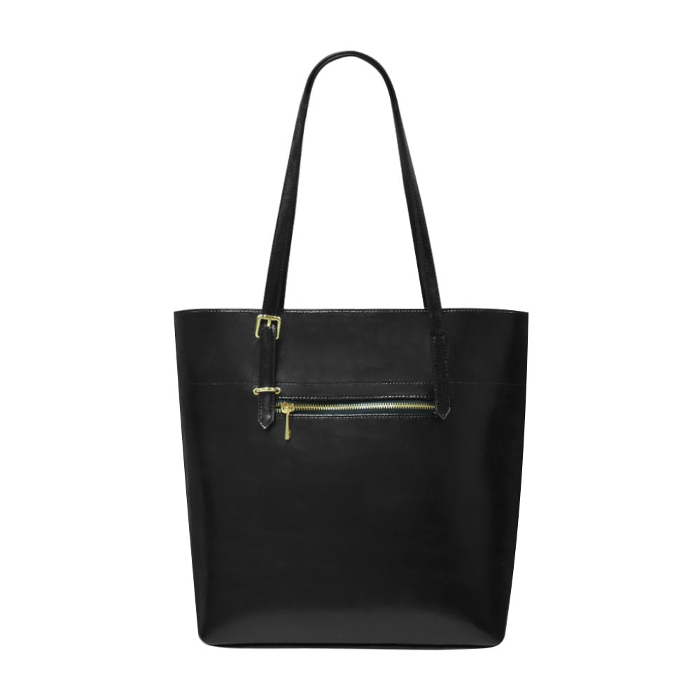 L’étoile (The Star) Faux Leather Tote Bag, with Zipper