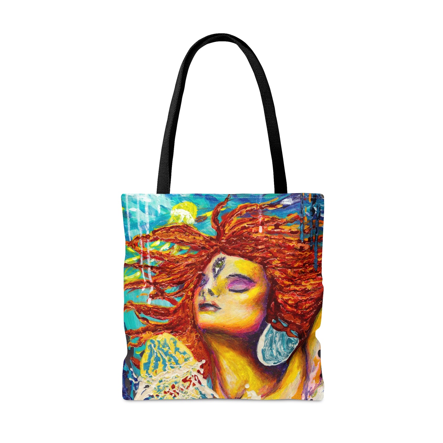 Between Two Worlds Tote Bag, 18 x 17 in