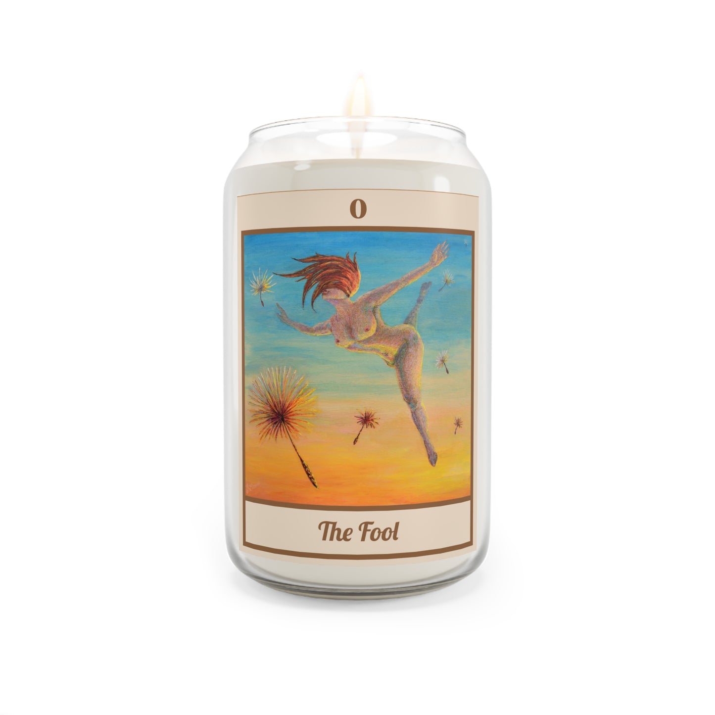 The Fool Tarot Card Scented Candle, 13.75oz