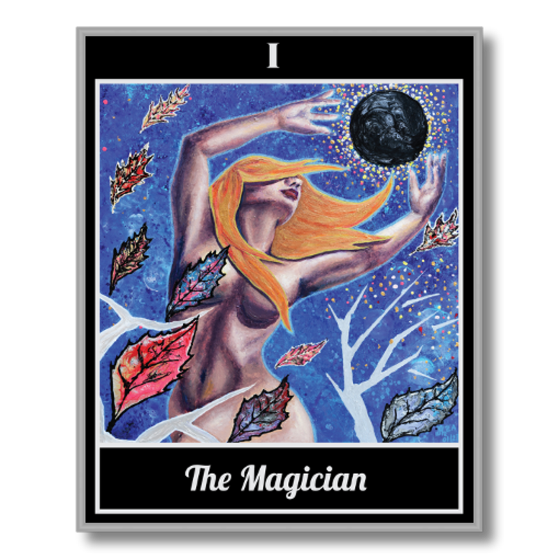 The Magician Framed Tarot Poster, 16 x 20 in
